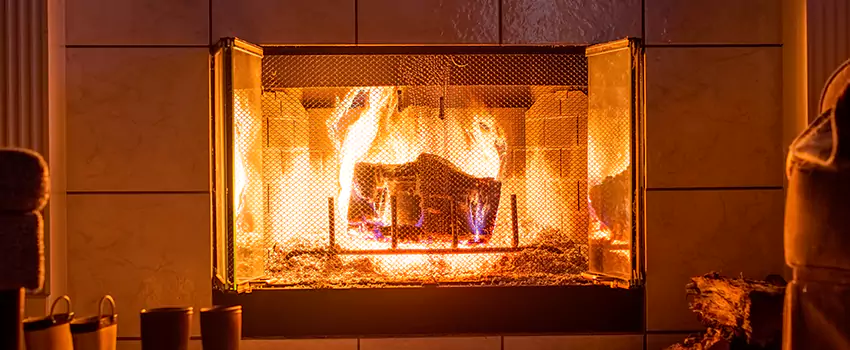 Mendota Hearth Landscape Fireplace Installation in Woodbury, Minnesota