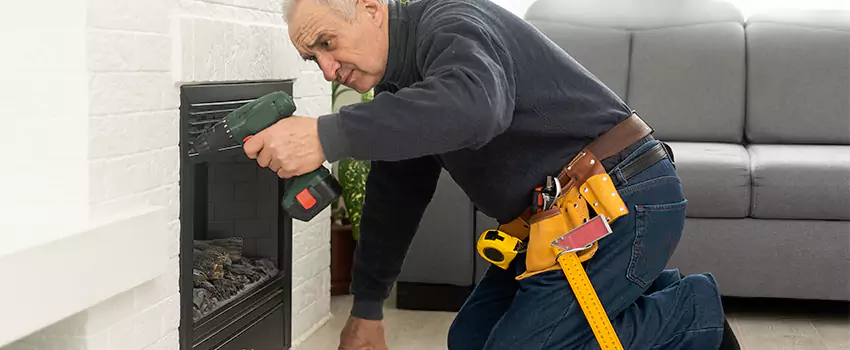 New Indoor Fireplace Installation in Woodbury, Minnesota