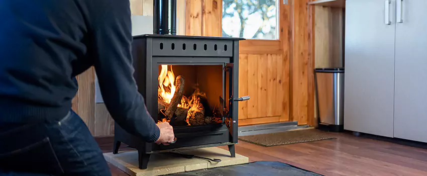 Open Hearth Wood Fireplace Installation in Woodbury, MN