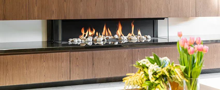 Double-height Fireplace Design Refurbishment in Woodbury, Minnesota
