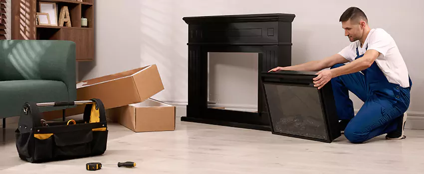 Old Rusted Metal Fireplace Repair And Replacement in Woodbury, MN